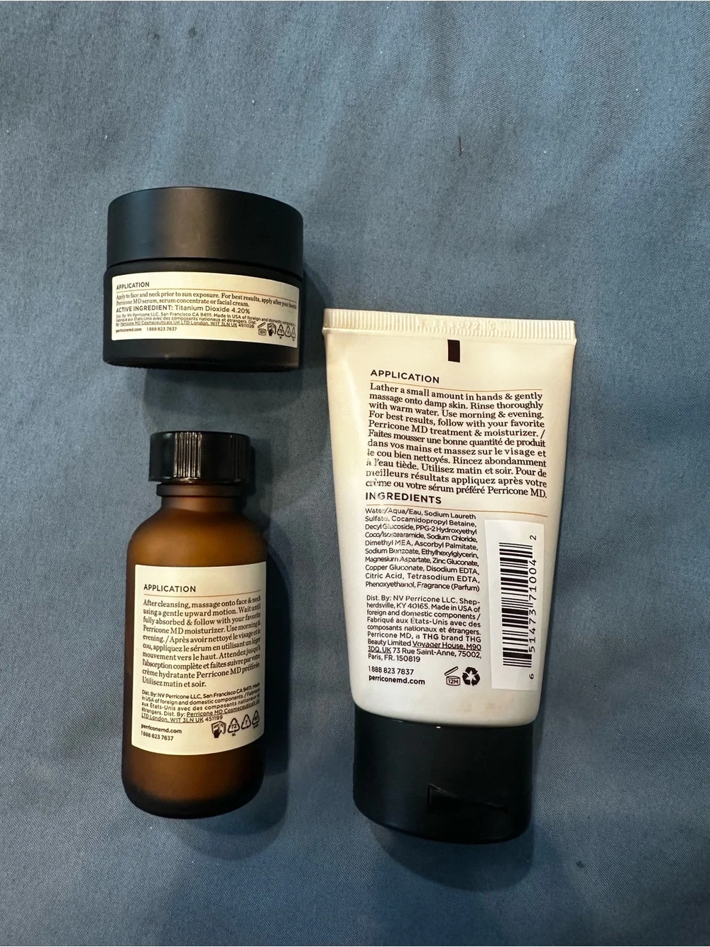 Perricone MD White and Black Vitamin C Ester Brightening Skincare Trio